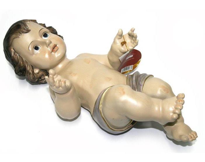 gesu bambino in resina lunghezza cm 41