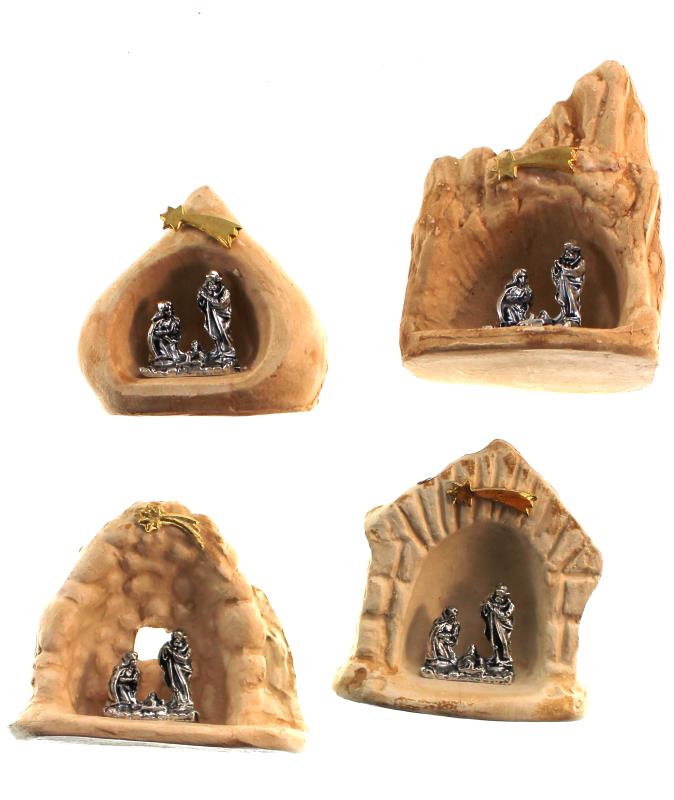 presepe miniatura terracotta cm 6x6