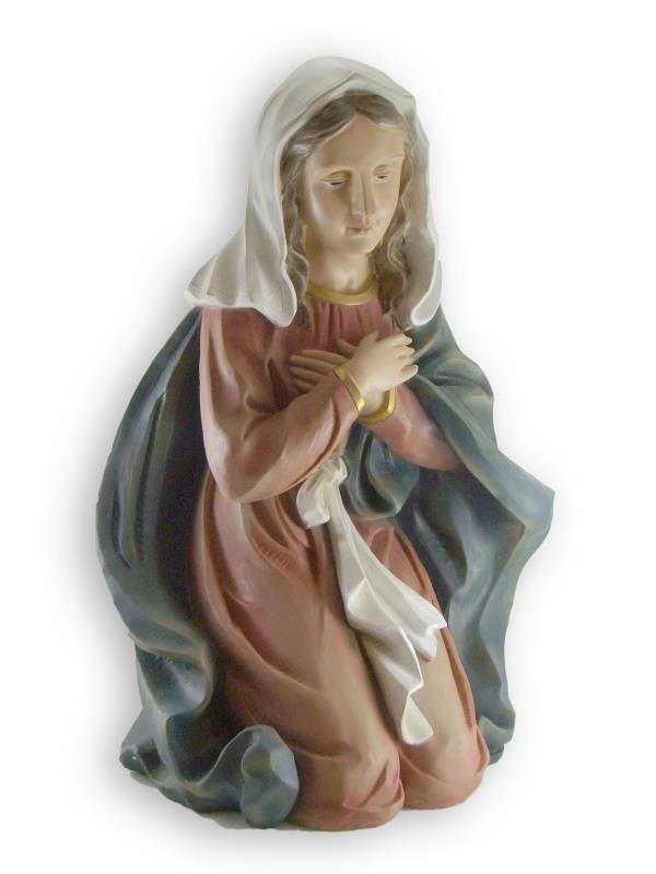 madonna presepe cm 80 resina
