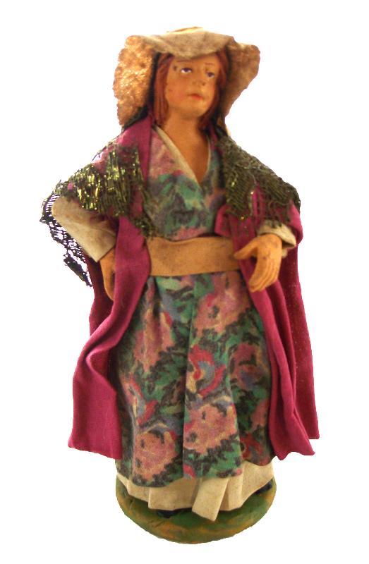donna in cinta cm 10 terracotta
