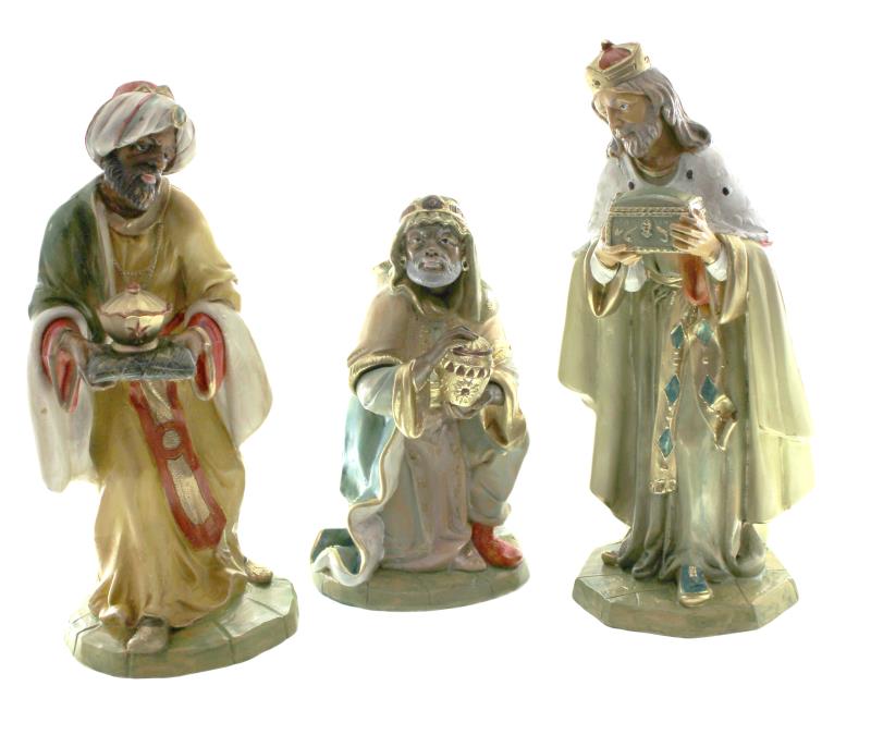 re magio per presepe cm 30 colore tipo legno