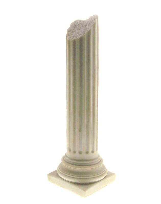 colonna rudere in resina altezza 15 cm
