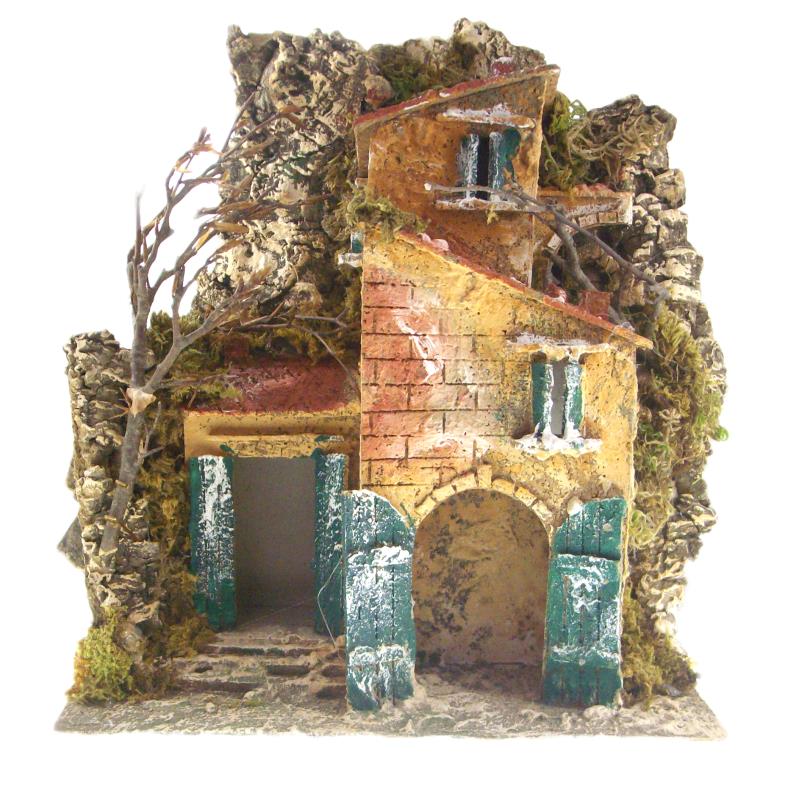 casa presepe altezza cm 18