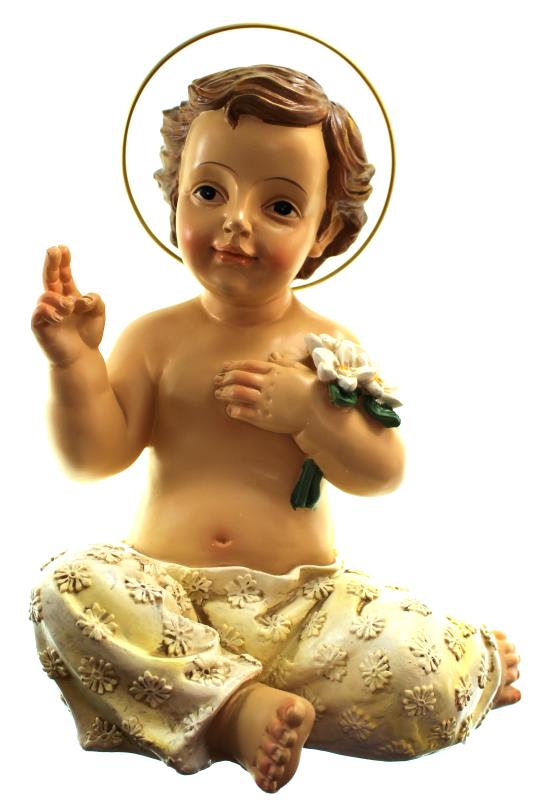 gesu bambino seduto cm 10