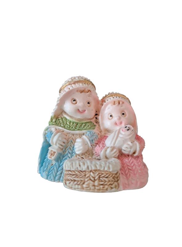 presepino mini nativita in resina dipinta cm 3