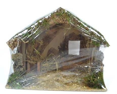 capanna presepe altezza cm 28