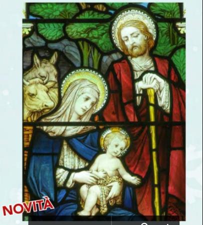 adesivo removibile con immagine sacra famiglia
