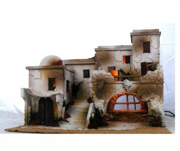 scena presepe arabo altezza cm 37