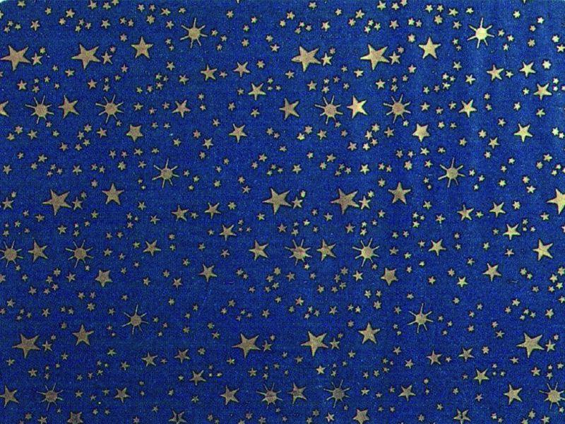 cielo metallizzato con stelle dorate 2,5 metri