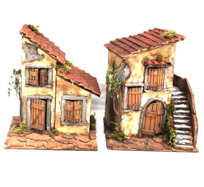 casa presepe napoletano altezza cm 25