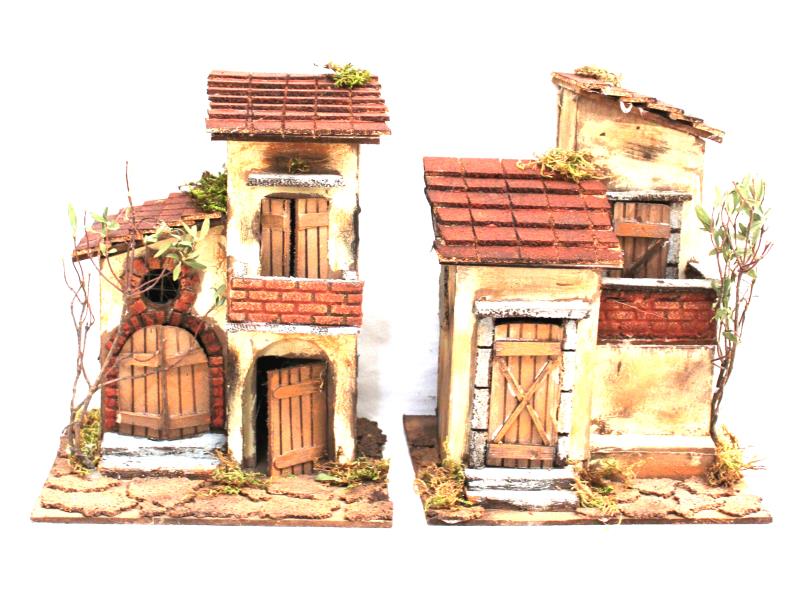 casa presepe napoletano altezza cm 25