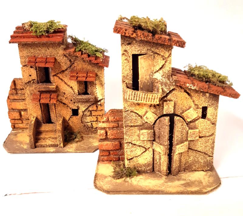 casa presepe napoletano altezza cm 16