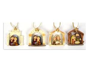 presepe in resina mini nativita altezza mm 65