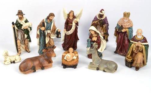 presepe completo altezza cm 9 pezzi 11