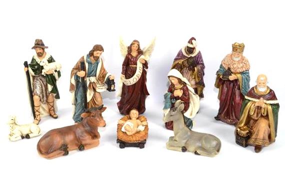 presepe completo altezza cm 20 pezzi 11