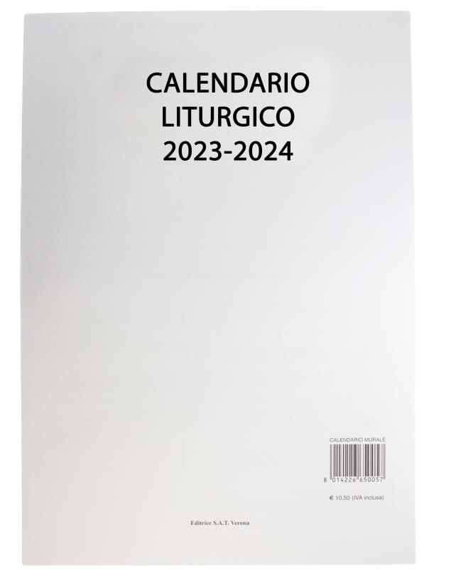 calendario liturgico 2022 2023 murale