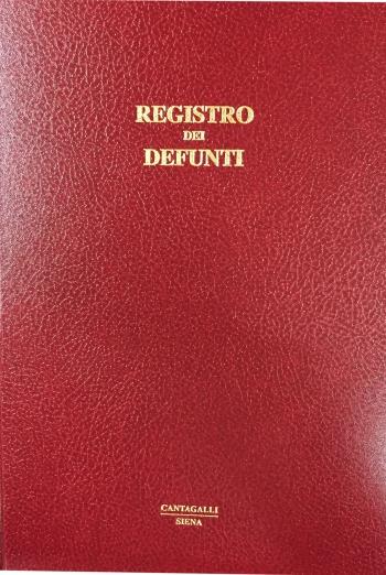 registro per sacramenti defunti