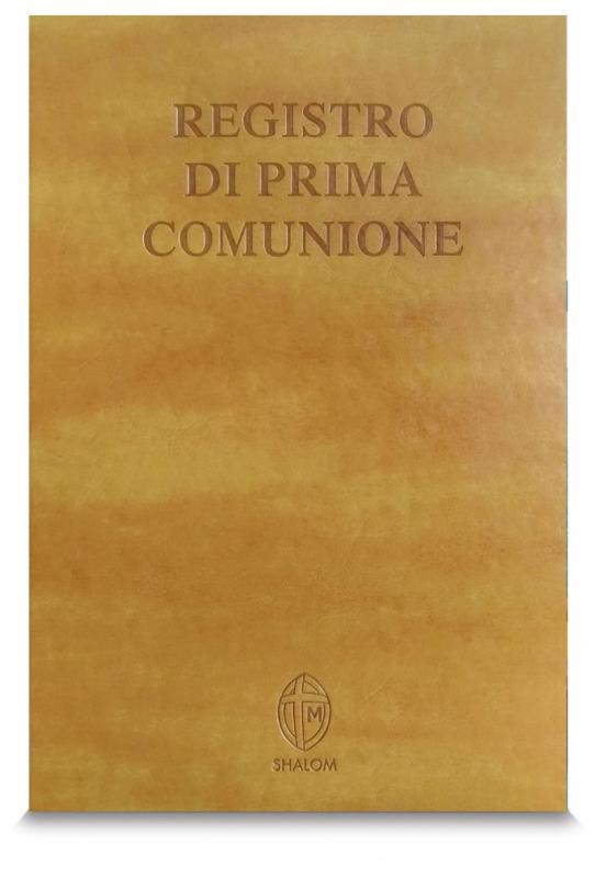 registro per sacramenti cm 23x33 comunione