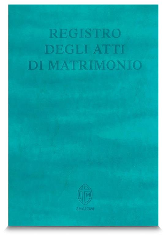 registro per sacramenti cm 23x33 matrimonio