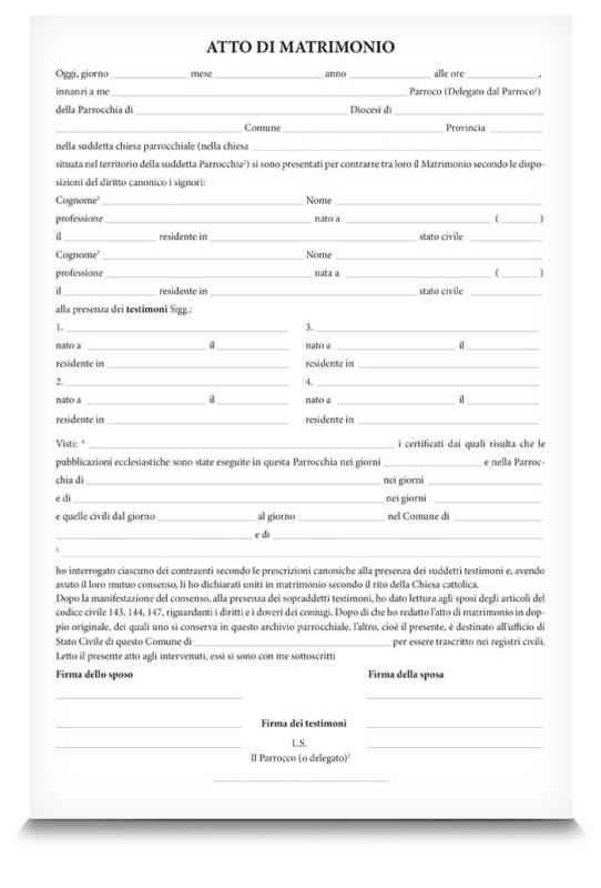 registro per sacramenti cm 23x33 matrimonio