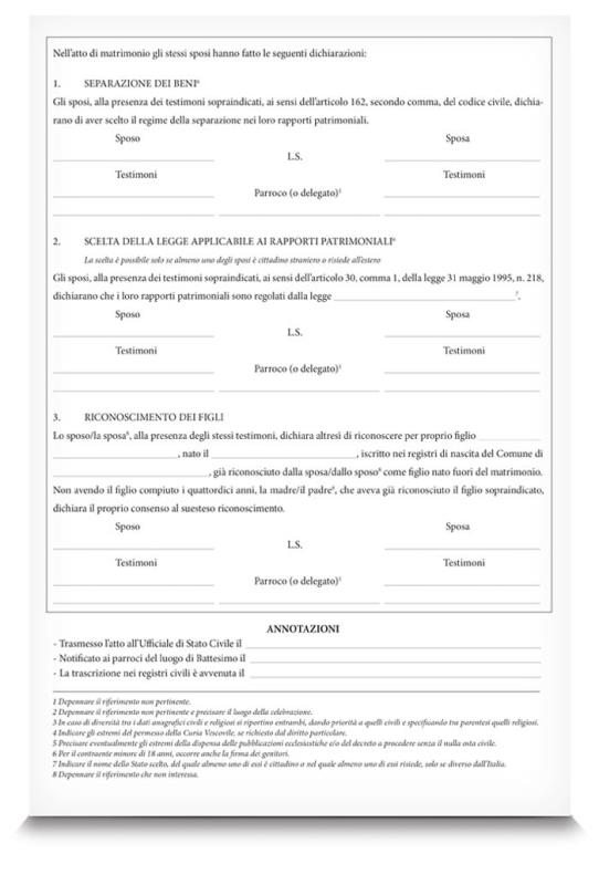 registro per sacramenti cm 23x33 matrimonio