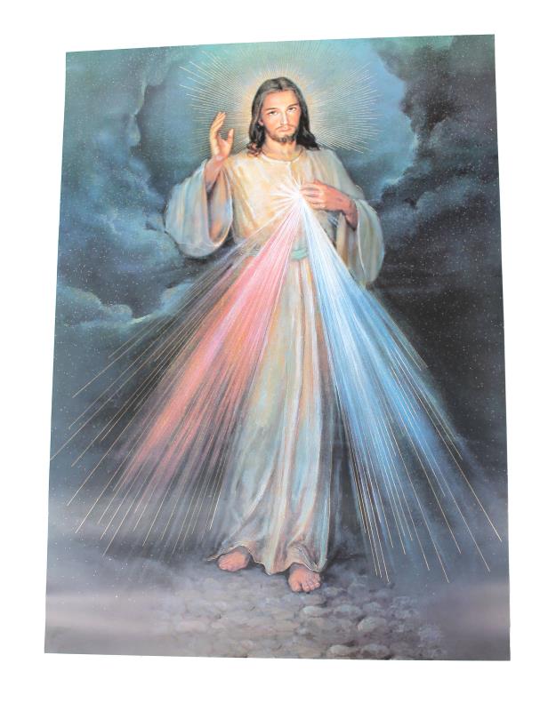 poster gesu misericordioso cm 50x70