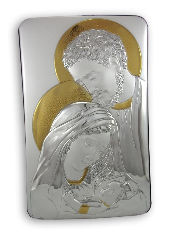 quadro in legno 25x40 argento oro