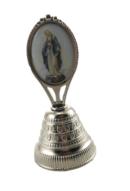 campanello madonna miracolosa 8x4 cm