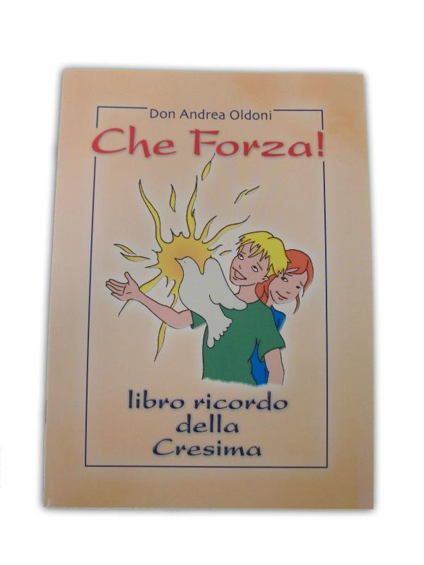 libretto che forza ricordo cresima