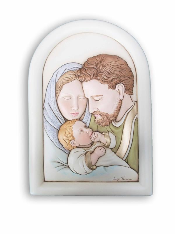 sacra famiglia 16x23 ceramica