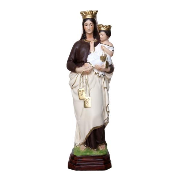 statua madonna del carmine cm 35 resina