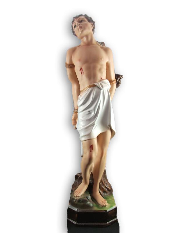 statua san sebastiano cm 40 resina