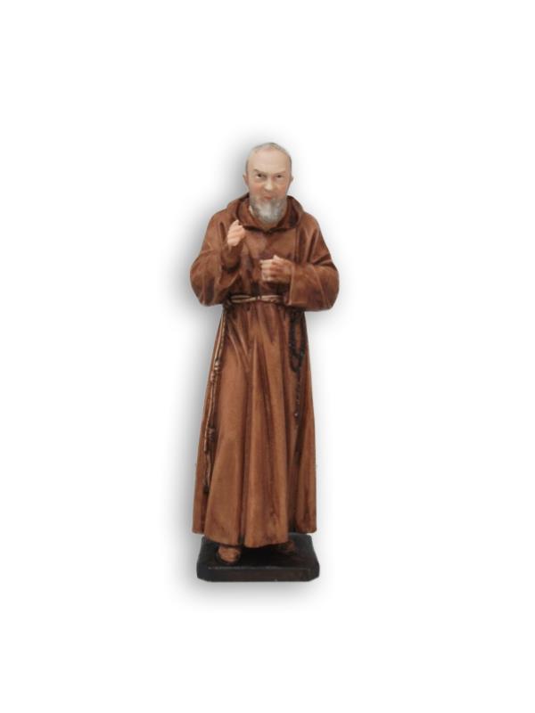 statua padre pio cm 20 in resina