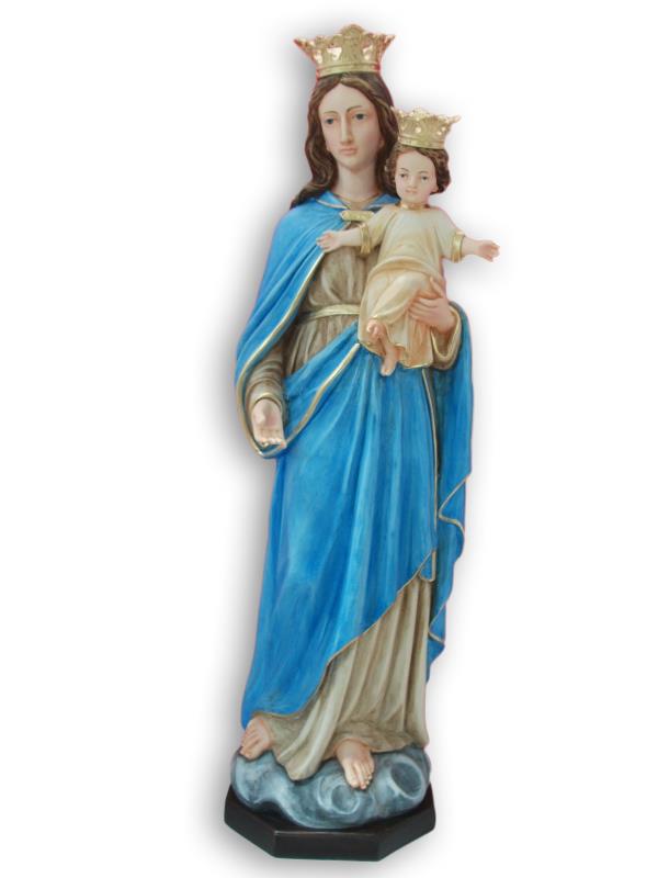 statua madonna del rosario cm 110