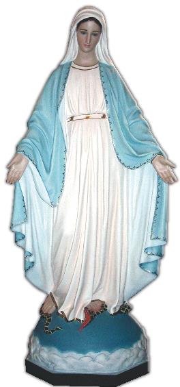 statua madonna miracolosa da cm 165