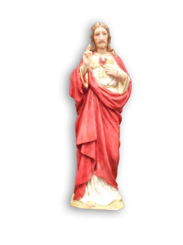 statua sacro cuore di gesu altezza cm 16