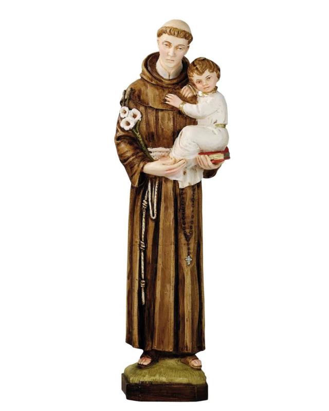 statua sant antonio da padova cm 33
