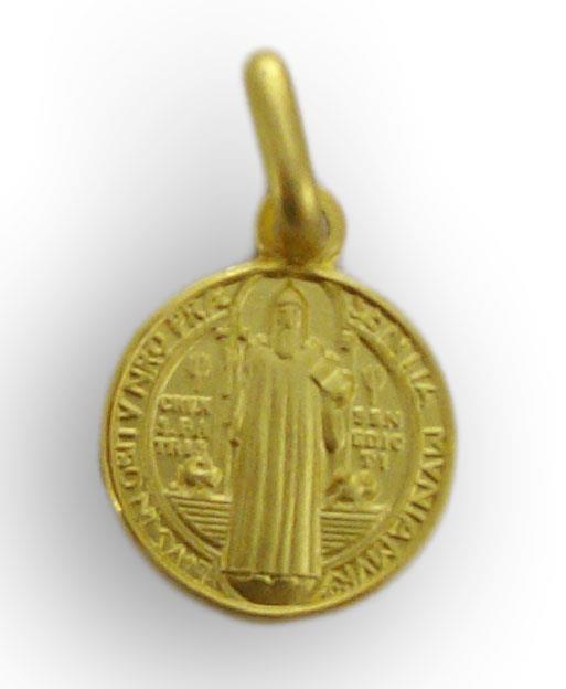 medaglia san benedetto oro