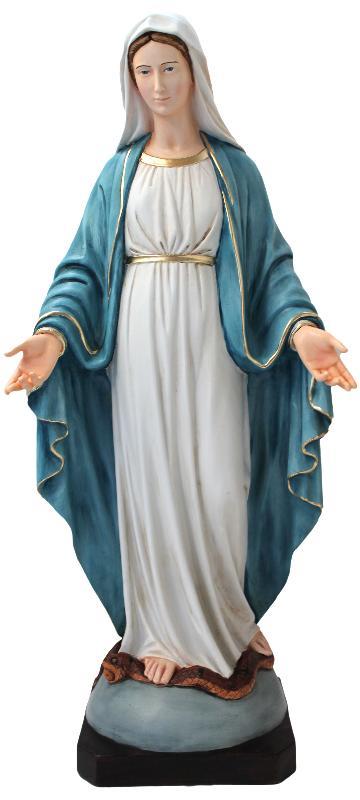 statua madonna miracolosa altezza 60 cm