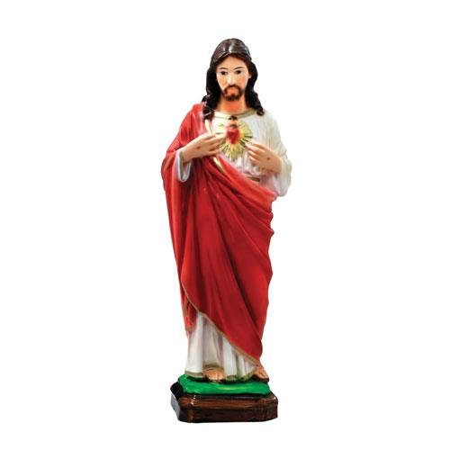 statua sacro cuore di gesu altezza 29 cm