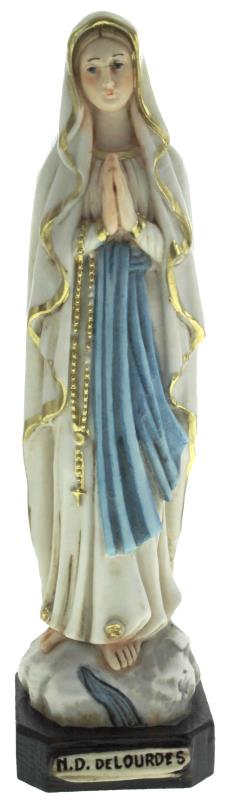 madonna di lourdes altezza 15 cm