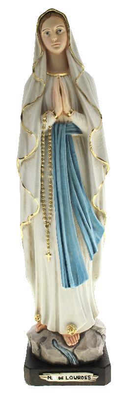 madonna di lourdes altezza 30 cm