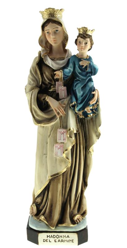 statua madonna del carmine altezza 20 cm