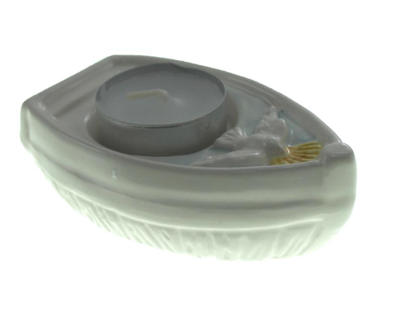 ricordo per sacramenti barchetta cm 11 cresima
