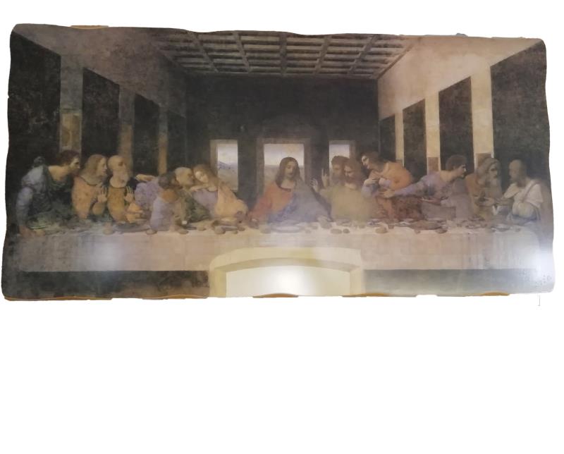 quadro ultima cena cm 80x45