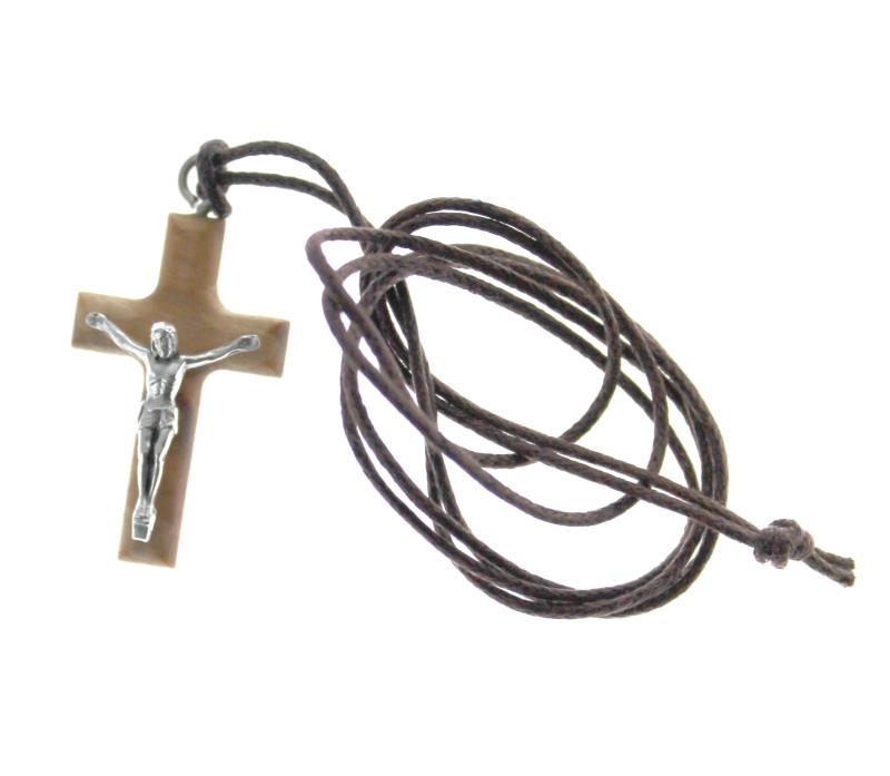 croce in ulivo con corpo cm 3x2