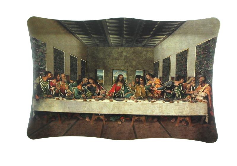 quadretto immagini religiose cm 10x6,5 ultima cena