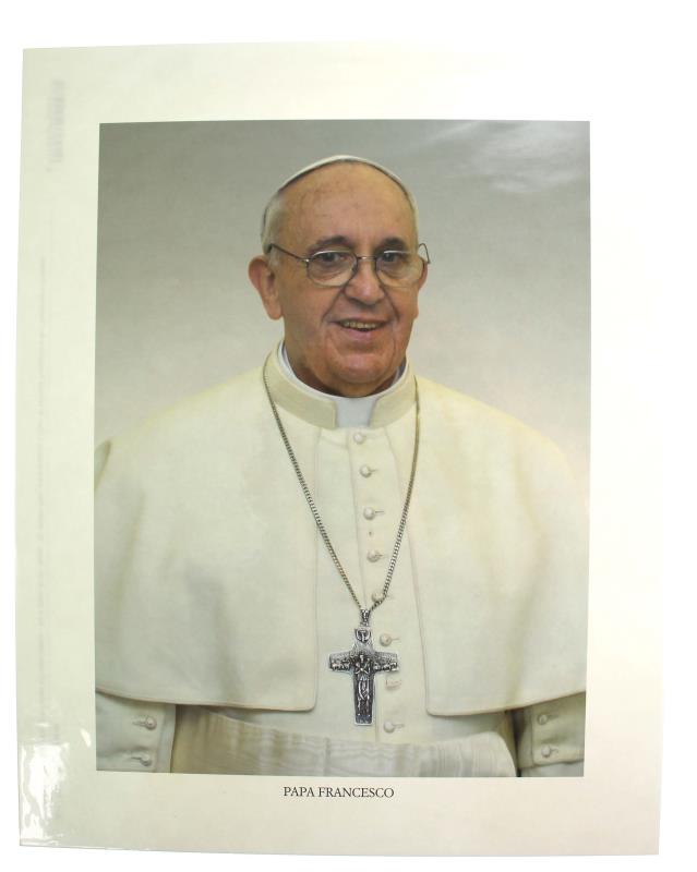 stampa papa francesco 30x24 cm