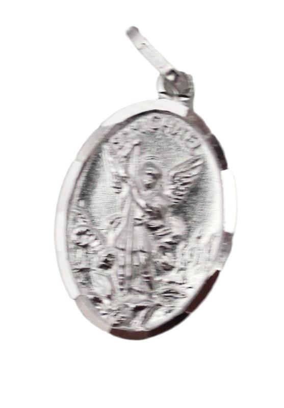 medaglia san michele arcangelo argento mm 25