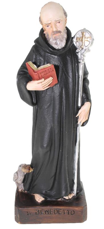 statua s. benedetto altezza cm 16